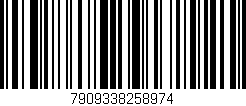Código de barras (EAN, GTIN, SKU, ISBN): '7909338258974'