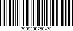 Código de barras (EAN, GTIN, SKU, ISBN): '7909338750478'