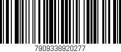 Código de barras (EAN, GTIN, SKU, ISBN): '7909338920277'
