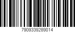 Código de barras (EAN, GTIN, SKU, ISBN): '7909339289014'
