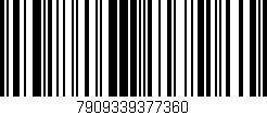 Código de barras (EAN, GTIN, SKU, ISBN): '7909339377360'