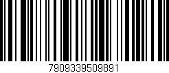 Código de barras (EAN, GTIN, SKU, ISBN): '7909339509891'
