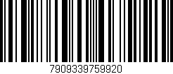 Código de barras (EAN, GTIN, SKU, ISBN): '7909339759920'