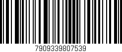 Código de barras (EAN, GTIN, SKU, ISBN): '7909339807539'