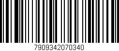 Código de barras (EAN, GTIN, SKU, ISBN): '7909342070340'