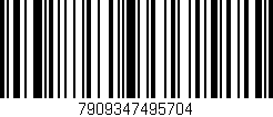 Código de barras (EAN, GTIN, SKU, ISBN): '7909347495704'
