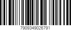 Código de barras (EAN, GTIN, SKU, ISBN): '7909349026791'