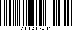 Código de barras (EAN, GTIN, SKU, ISBN): '7909349064311'