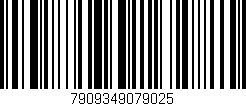 Código de barras (EAN, GTIN, SKU, ISBN): '7909349079025'