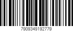 Código de barras (EAN, GTIN, SKU, ISBN): '7909349192779'