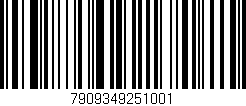 Código de barras (EAN, GTIN, SKU, ISBN): '7909349251001'