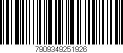 Código de barras (EAN, GTIN, SKU, ISBN): '7909349251926'
