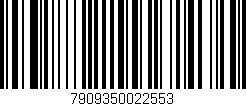 Código de barras (EAN, GTIN, SKU, ISBN): '7909350022553'