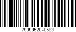 Código de barras (EAN, GTIN, SKU, ISBN): '7909352040593'