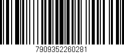 Código de barras (EAN, GTIN, SKU, ISBN): '7909352260281'
