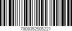 Código de barras (EAN, GTIN, SKU, ISBN): '7909352505221'