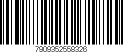 Código de barras (EAN, GTIN, SKU, ISBN): '7909352558326'
