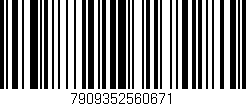 Código de barras (EAN, GTIN, SKU, ISBN): '7909352560671'