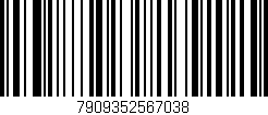 Código de barras (EAN, GTIN, SKU, ISBN): '7909352567038'