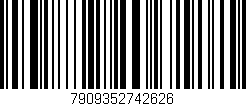 Código de barras (EAN, GTIN, SKU, ISBN): '7909352742626'