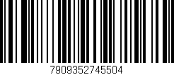 Código de barras (EAN, GTIN, SKU, ISBN): '7909352745504'