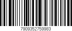 Código de barras (EAN, GTIN, SKU, ISBN): '7909352759983'