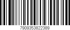 Código de barras (EAN, GTIN, SKU, ISBN): '7909353822389'