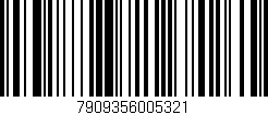 Código de barras (EAN, GTIN, SKU, ISBN): '7909356005321'