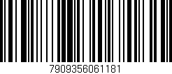 Código de barras (EAN, GTIN, SKU, ISBN): '7909356061181'
