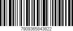 Código de barras (EAN, GTIN, SKU, ISBN): '7909365843822'