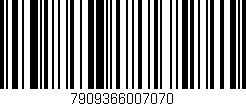 Código de barras (EAN, GTIN, SKU, ISBN): '7909366007070'