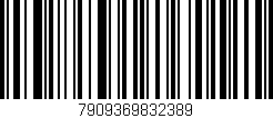 Código de barras (EAN, GTIN, SKU, ISBN): '7909369832389'
