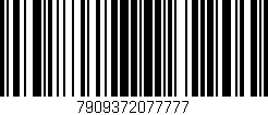 Código de barras (EAN, GTIN, SKU, ISBN): '7909372077777'