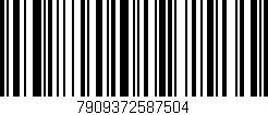 Código de barras (EAN, GTIN, SKU, ISBN): '7909372587504'