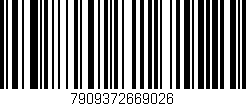 Código de barras (EAN, GTIN, SKU, ISBN): '7909372669026'