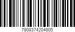 Código de barras (EAN, GTIN, SKU, ISBN): '7909374204805'