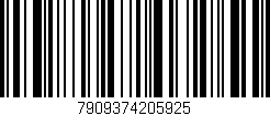 Código de barras (EAN, GTIN, SKU, ISBN): '7909374205925'