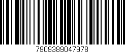 Código de barras (EAN, GTIN, SKU, ISBN): '7909389047978'