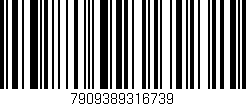Código de barras (EAN, GTIN, SKU, ISBN): '7909389316739'