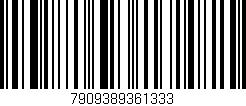 Código de barras (EAN, GTIN, SKU, ISBN): '7909389361333'