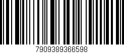 Código de barras (EAN, GTIN, SKU, ISBN): '7909389366598'