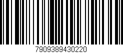 Código de barras (EAN, GTIN, SKU, ISBN): '7909389430220'