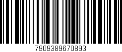 Código de barras (EAN, GTIN, SKU, ISBN): '7909389670893'