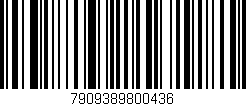 Código de barras (EAN, GTIN, SKU, ISBN): '7909389800436'