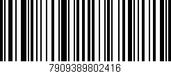 Código de barras (EAN, GTIN, SKU, ISBN): '7909389802416'
