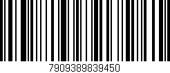 Código de barras (EAN, GTIN, SKU, ISBN): '7909389839450'