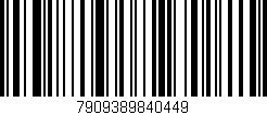 Código de barras (EAN, GTIN, SKU, ISBN): '7909389840449'