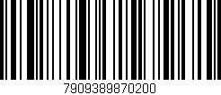 Código de barras (EAN, GTIN, SKU, ISBN): '7909389870200'