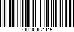 Código de barras (EAN, GTIN, SKU, ISBN): '7909389871115'