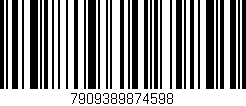 Código de barras (EAN, GTIN, SKU, ISBN): '7909389874598'